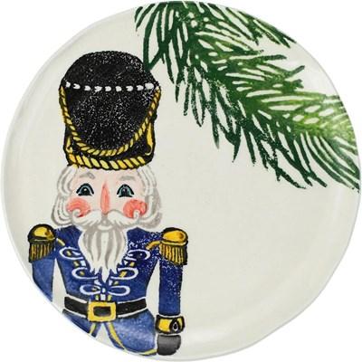 Vietri Nutcrackers Blue Salad Plate (Plates - Salad)
