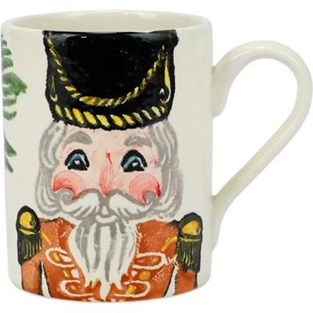 Vietri Nutcrackers Gold Mug (Cups & Saucers - Mugs)