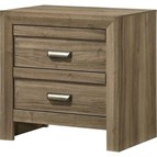 Crown Mark Valor B9332-2 Nightstand - Light Brown