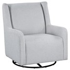 Coaster Furniture Serra 902454 Boucle Upholstered Swivel Glider - Dove Grey