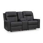 Benchcraft Mackmenville 7471394 Double Reclining Loveseat with Console