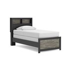 Signature Design by Ashley Broachmyn PCB1118B12 Twin Bookcase Bed