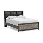 Signature Design by Ashley Broachmyn PCB1118B2 Queen Bookcase Bed