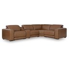 Signature Design by Ashley Magic Man PCU10700S12 5 pc Power Reclining Sectional with Console