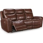 Signature Design by Ashley Next Move PCU1210215 Power Reclining Sofa with Adjustable Headrest