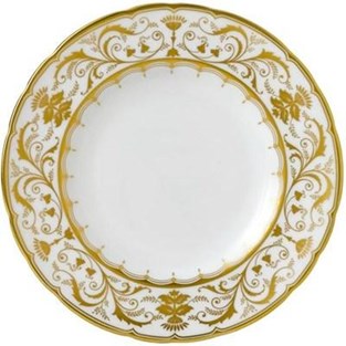 Royal Crown Derby Darley Abbey White Bread and Butter Plate (Plates - Bread and Butter)