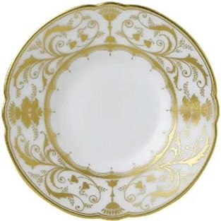 Royal Crown Derby Darley Abbey White Coffee Saucer (Cups & Saucers - Cups and Saucers)