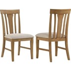 Coaster Furniture Hartville 109462 Set of 2 Dining Side Chair - Natural Light Brown