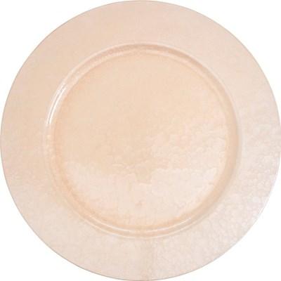 Saro Lifestyle Faux Mother Of Pearl Charger Plate - Champagne (Charger / Service - Charger Plates)