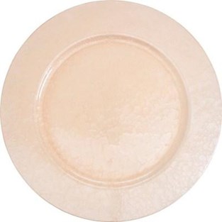 Saro Lifestyle Faux Mother Of Pearl Charger Plate - Champagne (Charger / Service - Charger Plates)