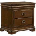 Coaster Furniture Garland 205302 3-drawer Nightstand Bedside Table - Brown Cherry