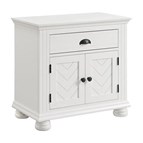 Elements International Kona B-9340-7-NS 1-Drawer Nightstand