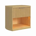 Elements International Sylvie B-16000-6-NS 1-Drawer Nightstand