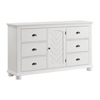Elements International Kona B-9340-7-DR 6-Drawer Dresser