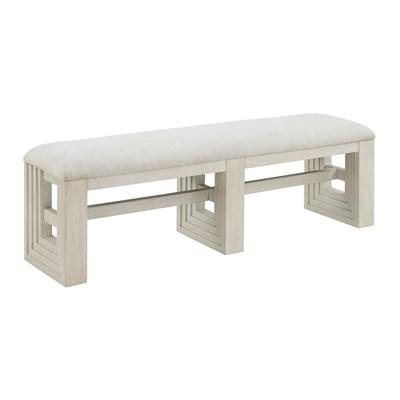 Elements International Avalanche D-11600-7-BN Dining Bench