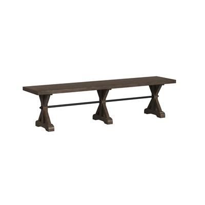 Elements International Yellowstone D-12830-3-BN Dining Bench