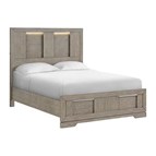 Elements International Kelis B-9770-3-QBL Queen Panel Bed