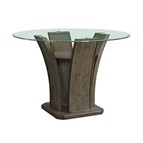 Elements International Dapper DPR300RCDTTB Round Counter Table