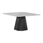 Elements International Edison D-9130-8-SDT Square Dining Table