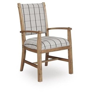 Benchcraft Ridgester D858-01A Dining Upholstered Arm Chair (Dining Seating - Chairs)