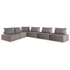 Signature Design by Ashley Bree Zee P160P11 6 pc Outdoor Modular Seating