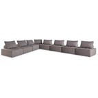 Signature Design by Ashley Bree Zee P160P12 8 pc Outdoor Modular Seating