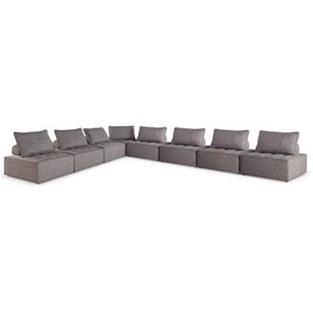 Signature Design by Ashley Bree Zee P160P12 8 pc Outdoor Modular Seating (Outdoor Seating - Sectionals)
