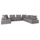 Signature Design by Ashley Bree Zee P160P2 7 pc Outdoor Sectional