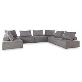 Signature Design by Ashley Bree Zee P160P2 7 pc Outdoor Sectional (Outdoor Seating - Sectionals)
