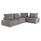 Signature Design by Ashley Bree Zee P160P8 4 pc Outdoor Sectional