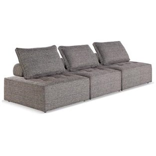 Signature Design by Ashley Bree Zee P160P9 3 pc Outdoor Modular Seating (Outdoor Seating - Sectionals)