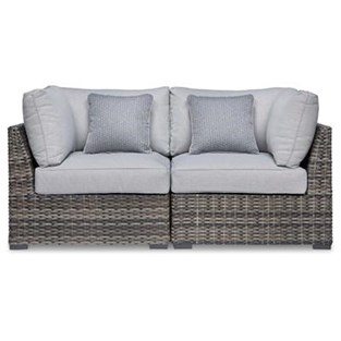 Signature Design by Ashley Harbor Court P459-877 Corner with Cushion (Outdoor Seating - Sectional Components)