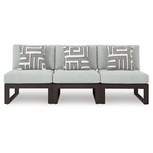 Signature Design by Ashley Beachloft P490P6 3 pc Outdoor Sectional (Outdoor Seating - Sectionals)