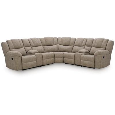 Signature Design by Ashley Pearce-Pike PC69205S3 3 pc Reclining Sectional with Double Console