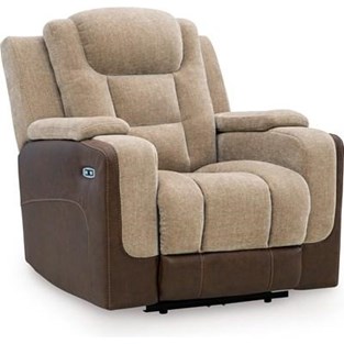 Signature Design by Ashley Mixed Motion PC8350413 Power Recliner with Adjustable Headrest (Recliners - Power)