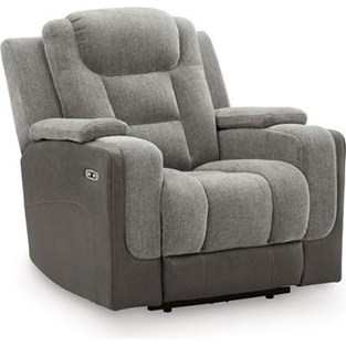 Signature Design by Ashley Mixed Motion PC8350513 Power Recliner with Adjustable Headrest (Recliners - Power)