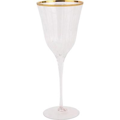 Vietri Natalia Gold Water Glass (Cocktail & Iced Beverage Glasses - Iced Beverages)