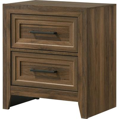 Crown Mark Lorraine B6610-2 Nightstand - Brown