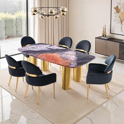 Furniture of America Northolt FM37004GY-T-7PC-05BK