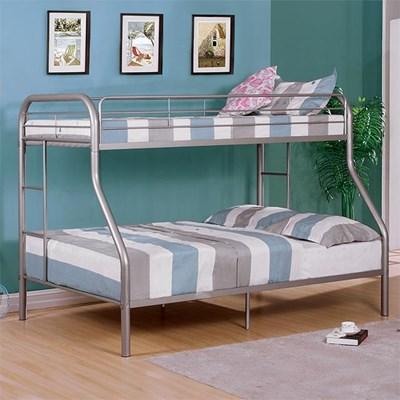 Furniture of America Finnerty CM-BK1032SV-TF-BED Twin/Full Bunk Bed
