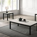 Furniture of America Findlay FM42900WH-3PK 3 Pc Table Set