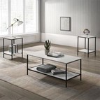 Furniture of America Pallas FM42903WH-3PK 3 Pc Table Set