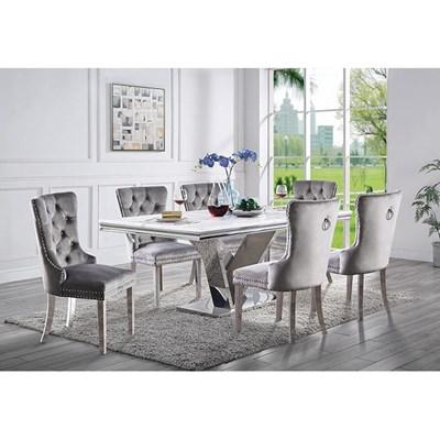 Furniture of America Valdevers CM3294T-SS-TABLE