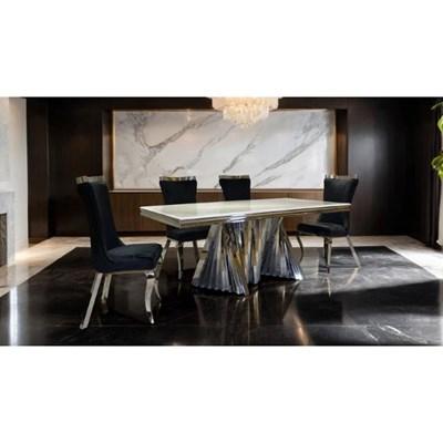 Furniture of America Basilicata FM33001SV-T-TABLE