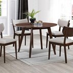 Furniture of America Onaka TM3112T-5PC 5 Pc Round Table Dining Set