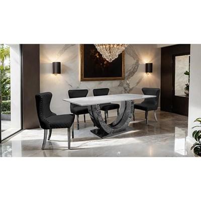 Furniture of America Portanova FM33003SV-T-TABLE