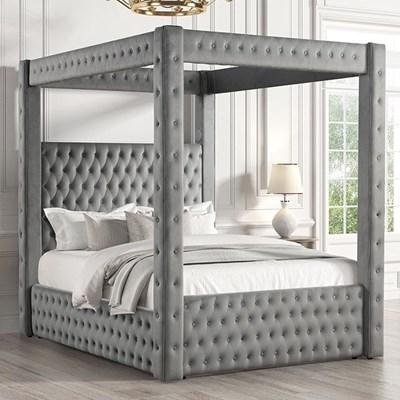 Furniture of America Etherea CM7482GY-Q-BED