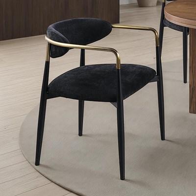 Furniture of America Gaetani FM37003BK-AC-2PK Set Of 2 Arm Chair