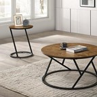 Furniture of America Ronde FM42905NT-3PK 3 Pc Table Set