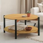 Furniture of America Hyde SL4200AK-CR Round Coffee Table